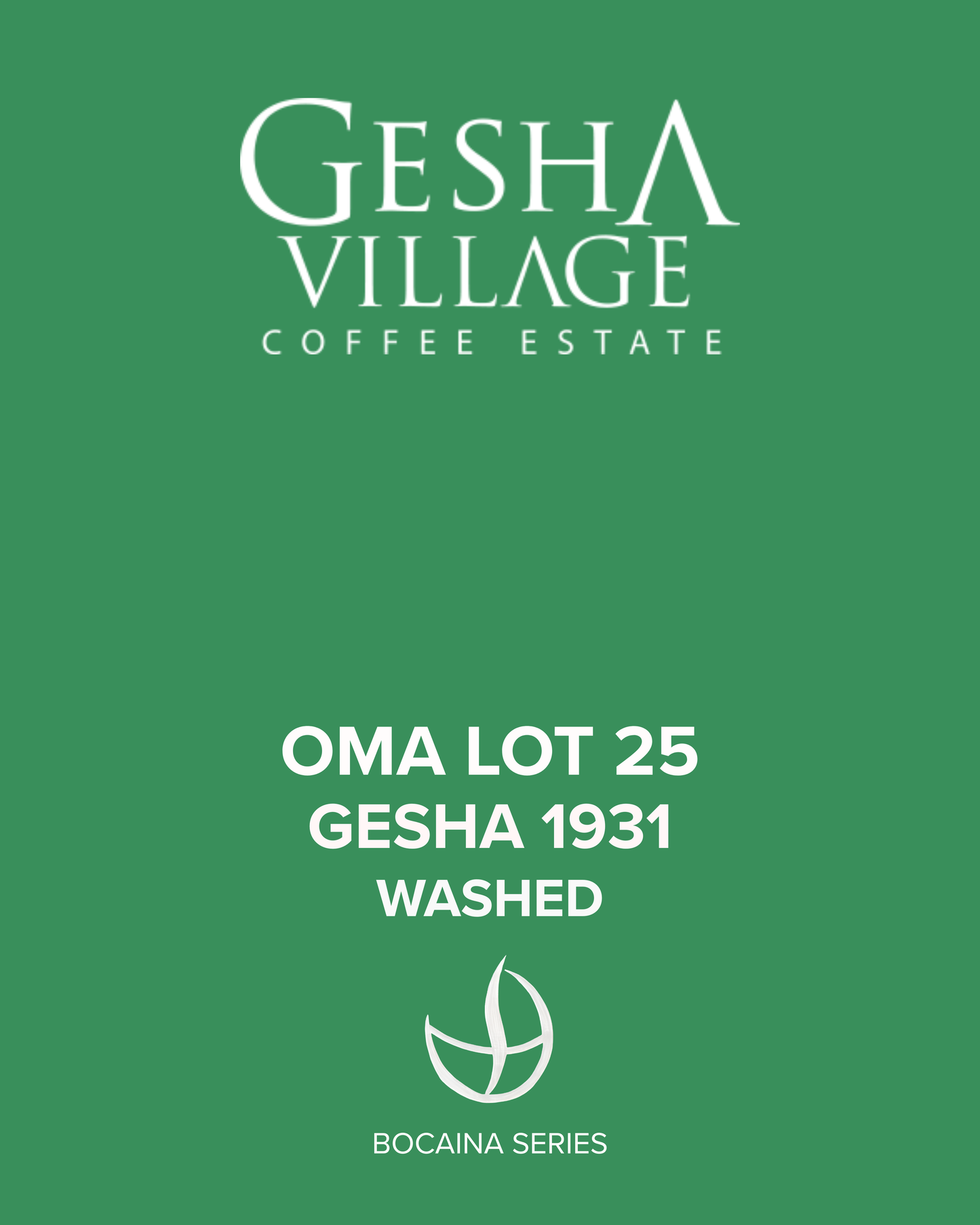 BOCAINA SERIES: Ethiopia, Gesha Village Oma lot 25